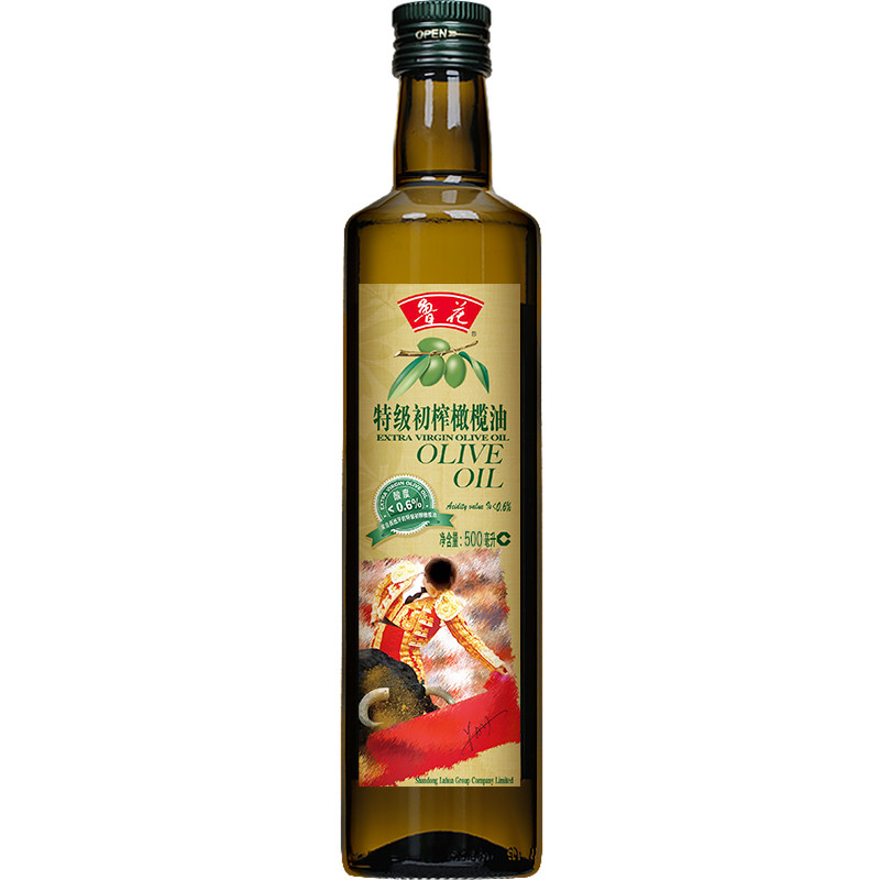 【鲁花直营】 鲁花特级初榨橄榄油500ml/瓶毫升食用油官方正品,粮油调味/速食/干货/烘焙,橄榄油,淘宝优惠券,粉丝福利购,淘宝优惠卷