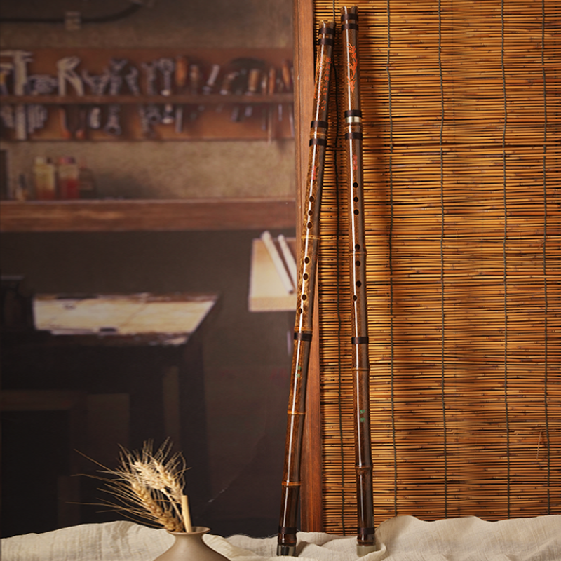 演奏级洞箫精品紫竹8孔长箫乐器