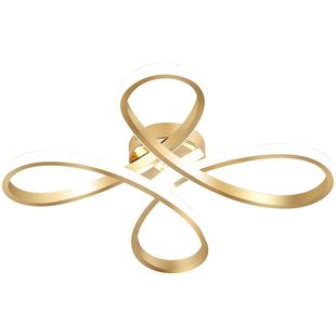 卧室灯温馨浪漫北欧风格 简约现代书房灯吸顶灯led花型女儿房间灯