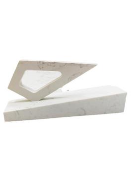 欧式现代简约天然大理石酒店书档样板间书房书柜桌面装饰摆件轻奢