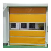 PVC快速卷帘门电动卷闸门自动升降感应提升门工厂车间柔性堆积门