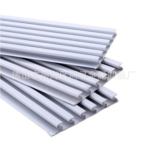 铝合金槽板生产厂家通用陈列展示铝槽板挂板多色铝槽板挂板