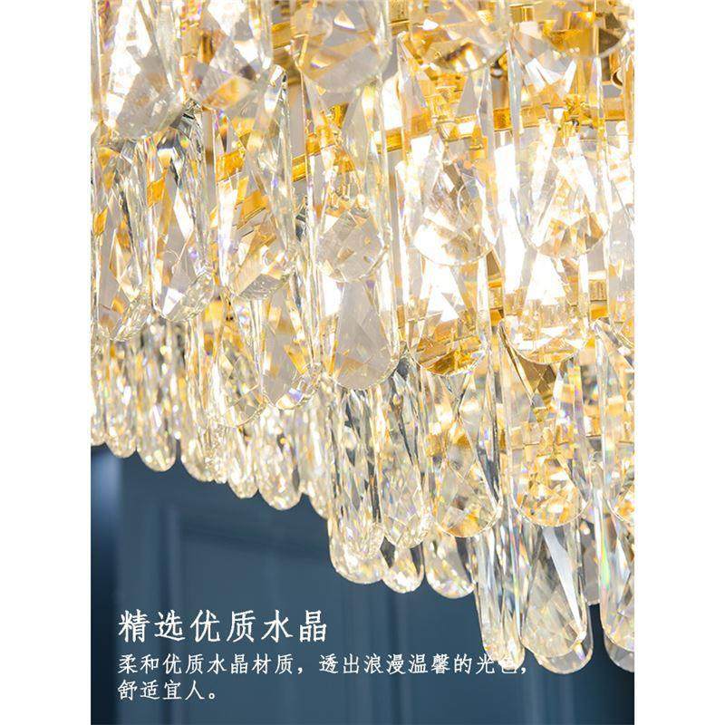 水晶吊灯客厅主灯简约现代轻奢餐厅书房主卧灯2023年新款中山灯具