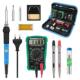 万用表套装 恒温电烙铁欧规美规英规60W可调温电洛铁万用表工具包