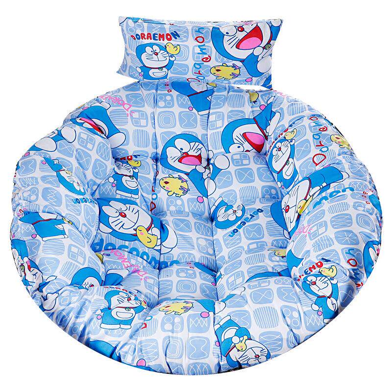 吊篮秋千坐垫鸟巢吊椅摇篮垫子可拆洗单人圆形靠垫地上坐垫加厚