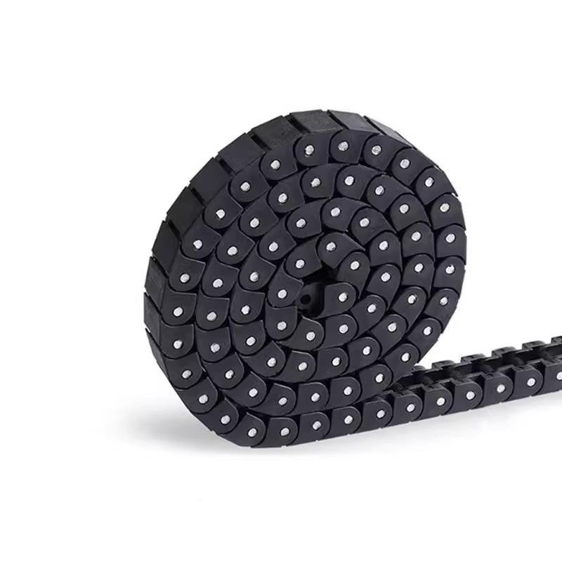 SMT条上下板机坦克耐传磨工程塑FHK料链C4P0防静电黑色尼龙动链条