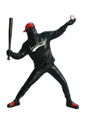 欧美人物雕塑摆件班克西树脂艺术头像酒柜家居客厅小装饰品