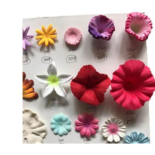 工厂直销绢布花材花瓣服饰鞋帽布料辅料仿真花瓣加工配件材料