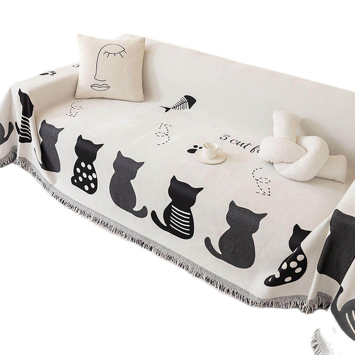 卡通沙发盖布巾四季通用雪尼尔沙发巾沙发套罩沙发垫沙发毯沙发布,居家布艺,沙发套,淘宝优惠券,粉丝福利购,淘宝优惠卷