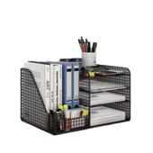 加厚文件架文件框收纳盒多层办公置物架大容量财务资料教师分类架