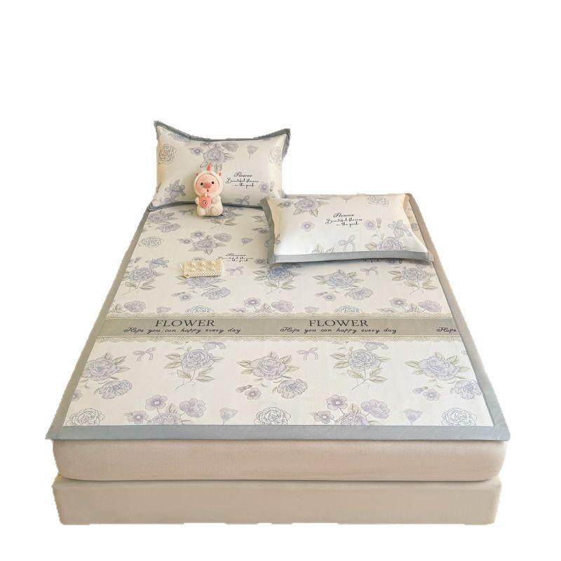 母婴级冰藤席冰丝凉席床垫三件套夏天空调软席子床笠款可机洗,床上用品,冰丝席,淘宝优惠券,粉丝福利购,淘宝优惠卷