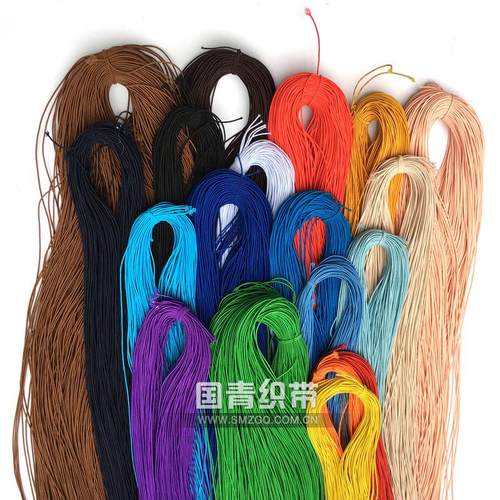 厂家涤纶绵芯绳0.5-1.5mm吊牌线礼品饰品服饰细绳