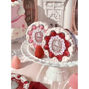 花知晓草莓丘比特蛋糕粉饼控油定妆粉饼持久遮瑕不脱妆散粉干油皮