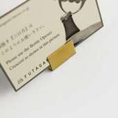 价格牌标价签 标签夹 卡片底座照片展示架 复古黄铜卡立 荒木之丘