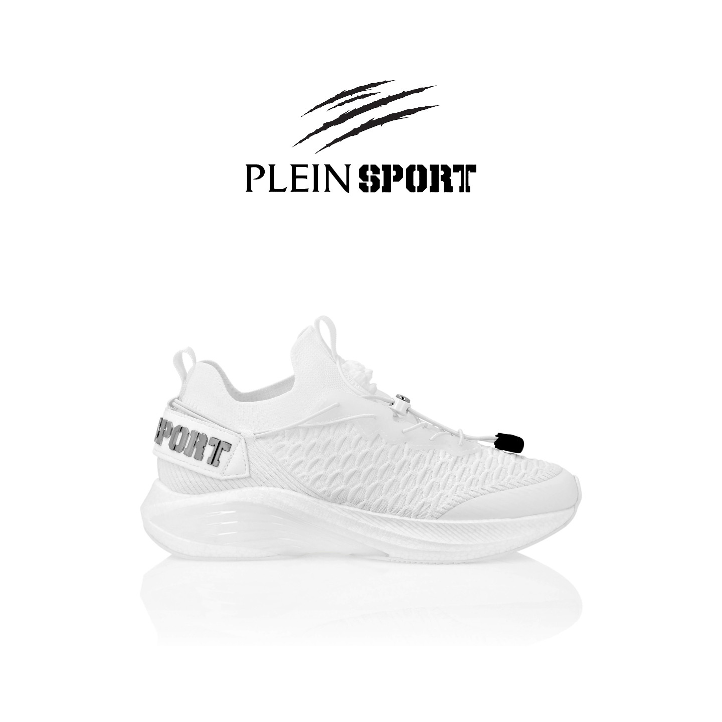 PLEIN SPORT 男女同款虎头徽标运动休闲跑鞋