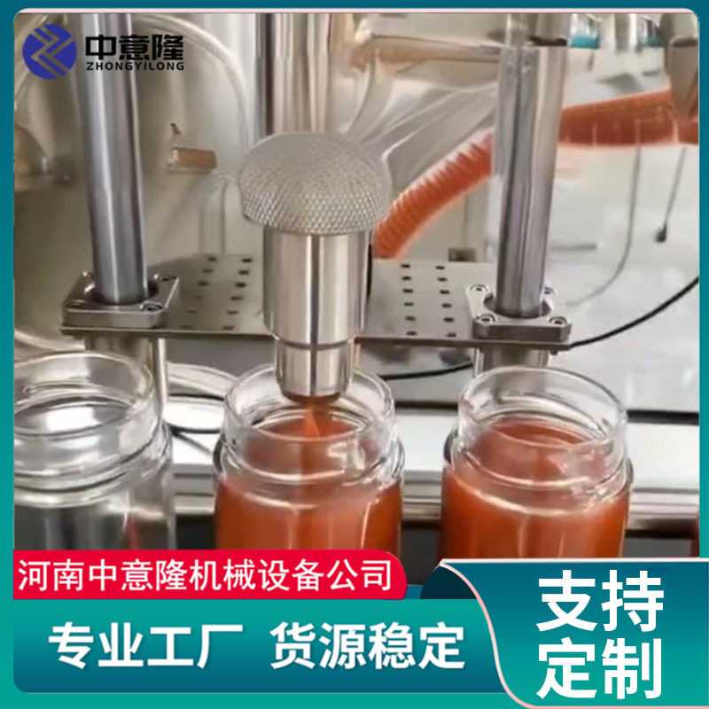 番茄酱灌装机 蜂蜜/酱料高粘度液体灌装设备 果酱果膏加工机器