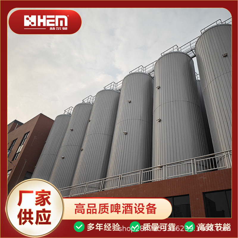 商用精酿啤酒设备全套 1-5 吨发酵罐 年产3000 吨啤酒生产线设备