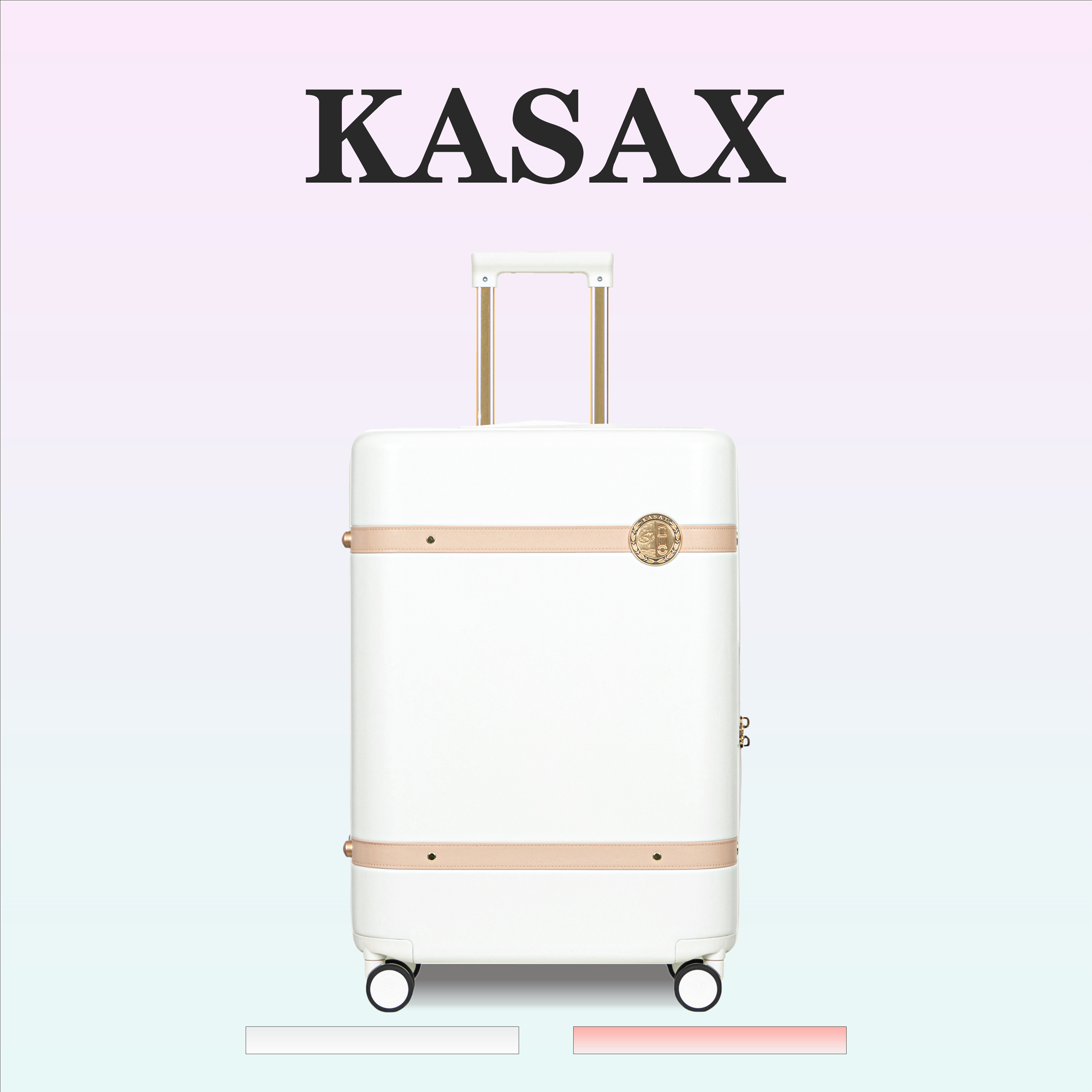 KASAX行李箱女日系旅行箱宫廷风拉杆箱20寸登机24密码26万向轮男