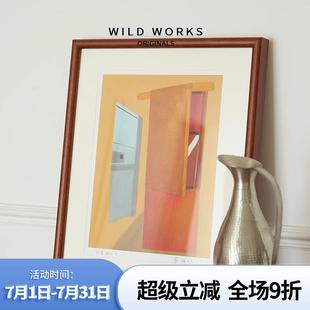 WildWorks「房间」系列装 中古挂画画客厅卧室现代高级 饰画画法式