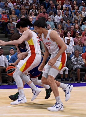 NBA2K23中国女篮美国女篮 趣味化FIBA女子篮球游戏直播专用含远程