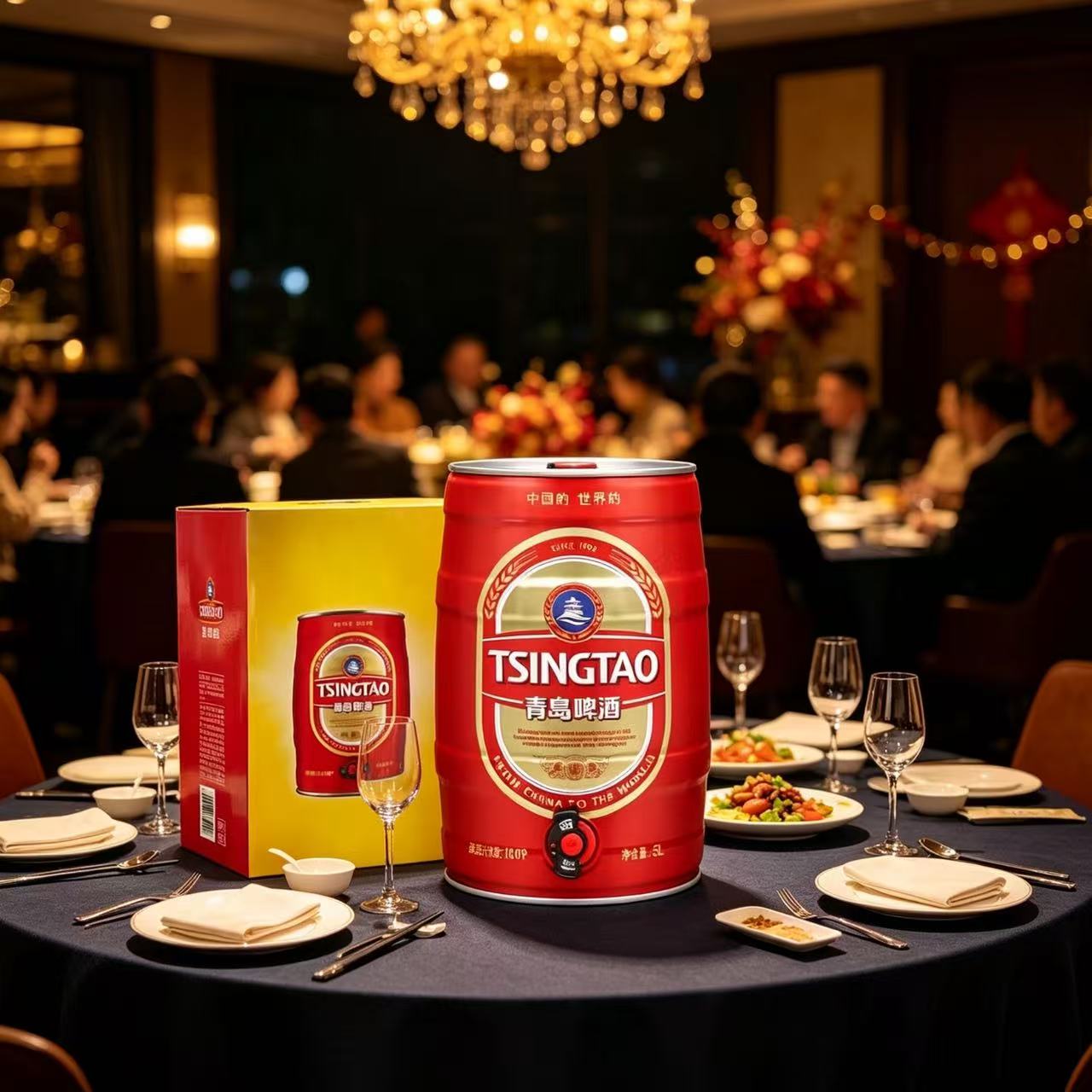 青岛啤酒1903桶装一厂5L整箱保质期120天包邮麦芽浓度10酒精度4.0