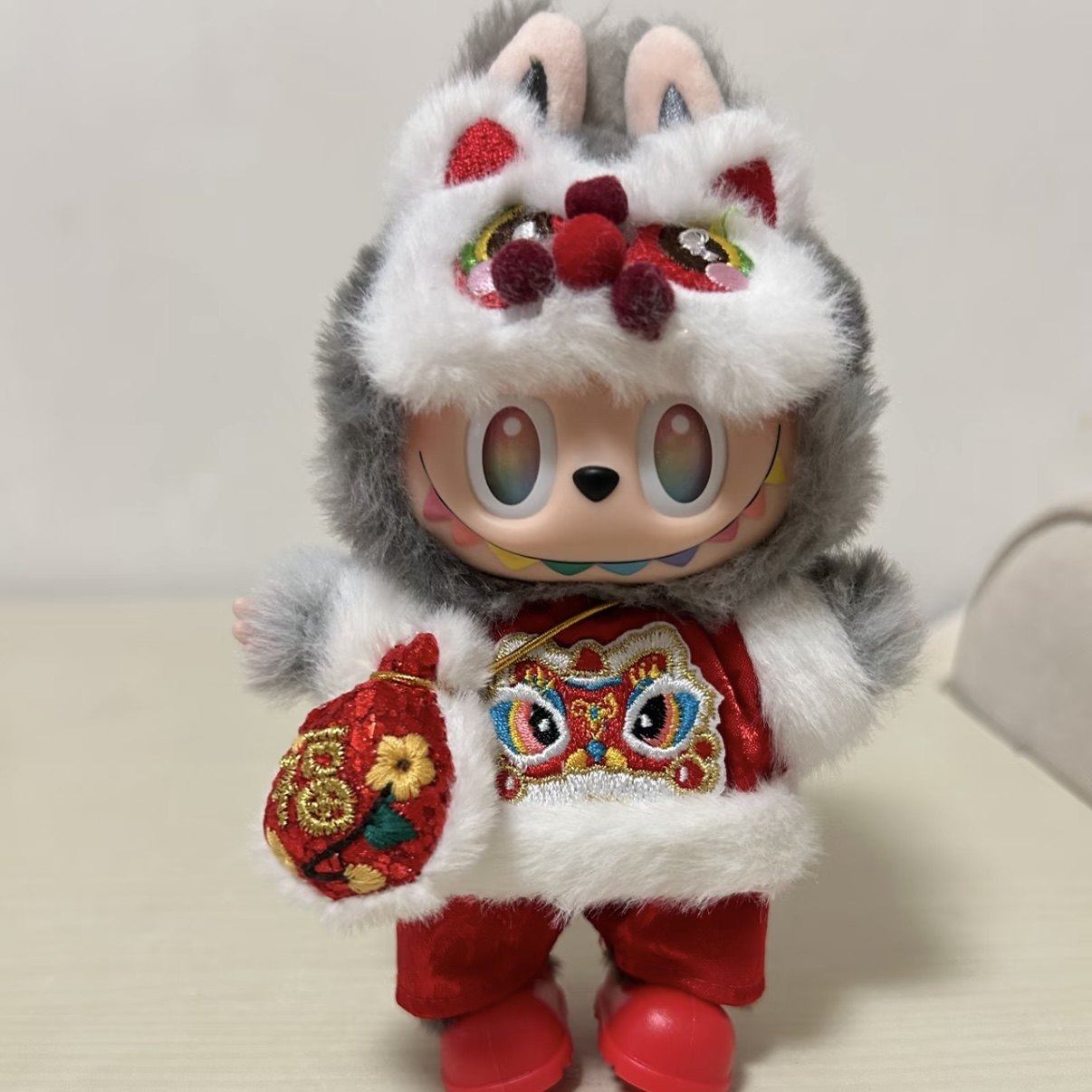 Labubu娃衣一二三代拉布布娃衣17cm搪胶公仔衣服新年醒狮套装着替,模玩/动漫/周边/娃圈三坑/桌游,棉花娃娃/毛绒玩具娃衣,淘宝优惠券,粉丝福利购,淘宝优惠卷