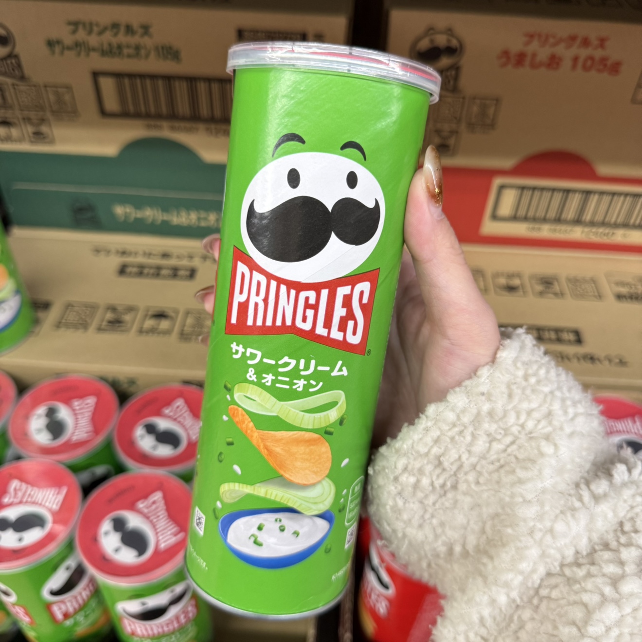 日本直邮满200包邮 日本品客薯片 多种口味 仓库