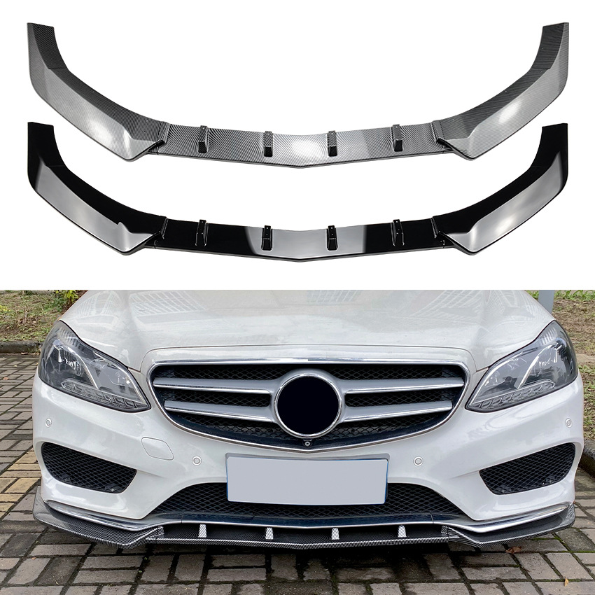适用奔驰E级W212 Facelift 2013-2015 AMG Line前唇前铲外饰改装