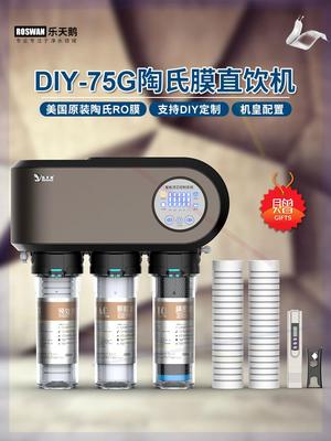 .DIY乐天鹅净水器家用直饮自来水过滤器厨房净化器ro反渗透纯水机