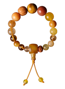 十八籽多宝五行缺土补土定制手串