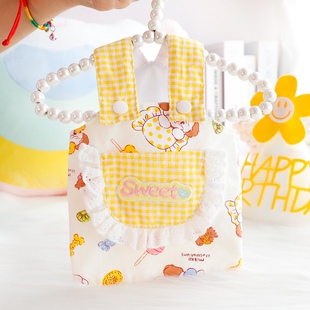 狗狗衣服春夏薄款猫咪公主可爱小背带甜美小型犬泰迪宠物比熊纯棉