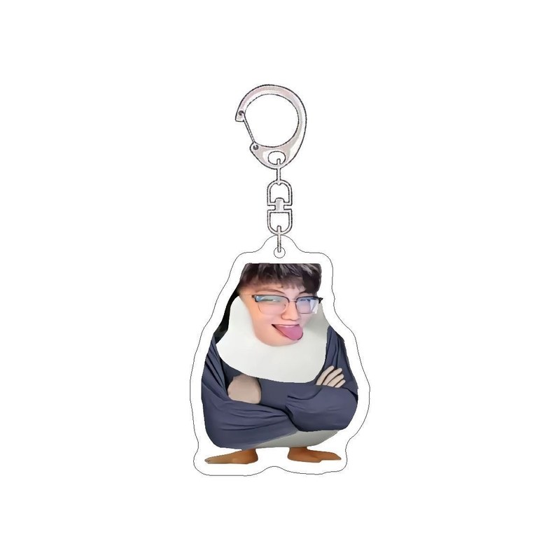 火影忍者周边钥匙扣搞怪鸽子压力表情包抖音热梗亚克力书包挂件