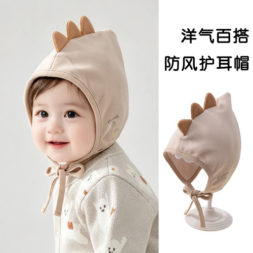 婴儿帽子春秋新生儿初生小月龄