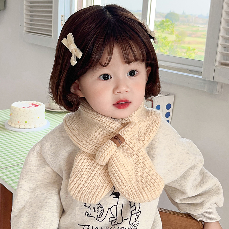 儿童围巾冬季男童宝宝宝围脖女童