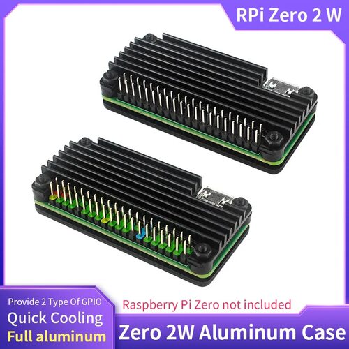 树莓派Zero 2w外壳 Raspberry Pi Zero0/W/2W铝合金散热外壳盒子