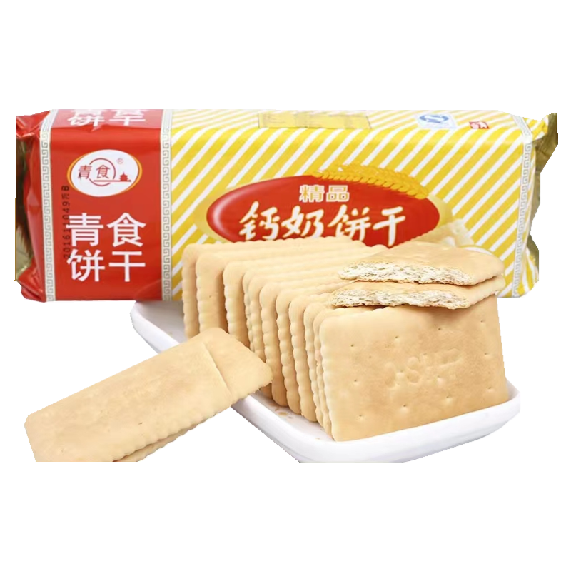 青食精品钙奶饼干225g