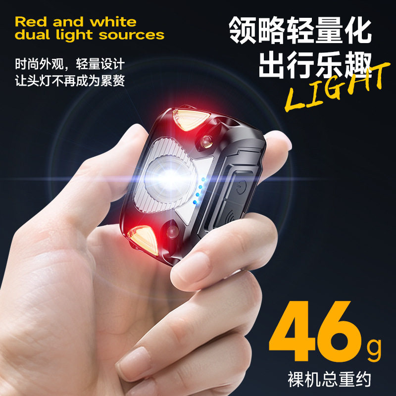 led感应头灯长续航强光us