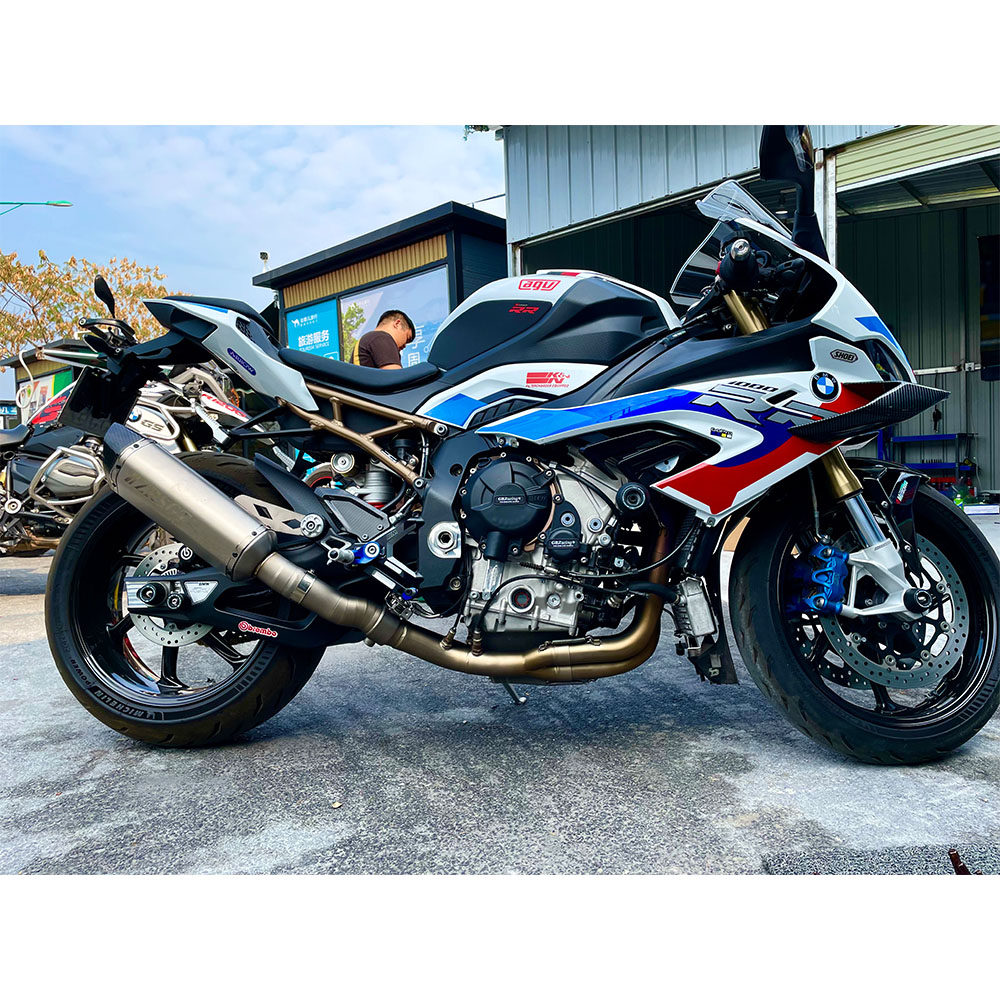 宝马双R排气管改装原厂阀门直上