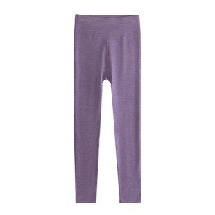 德绒高腰秋裤女内穿羊毛保暖棉毛衬裤加绒加厚蚕丝打底线裤秋冬季