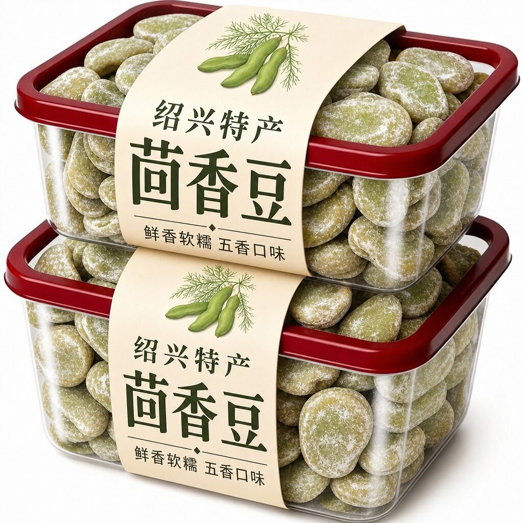 正宗绍兴特产茴香豆孔乙己五香茴香豆咸亨酒店官方旗舰店上海风味