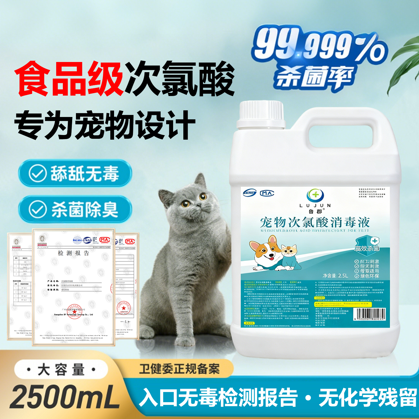 【关注毛孩子健康】定期消毒杀菌