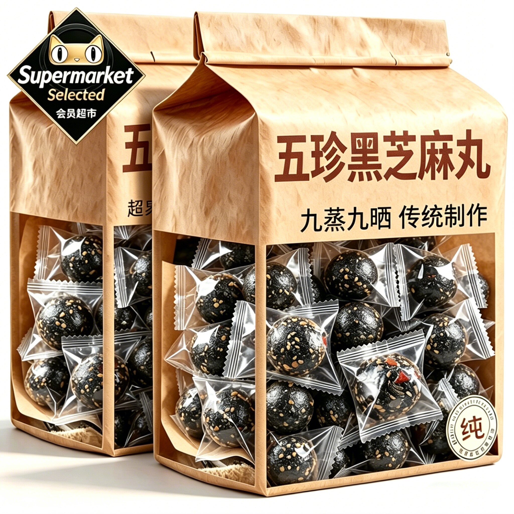 【温和滋补】五珍黄精桑葚芝麻丸图片
