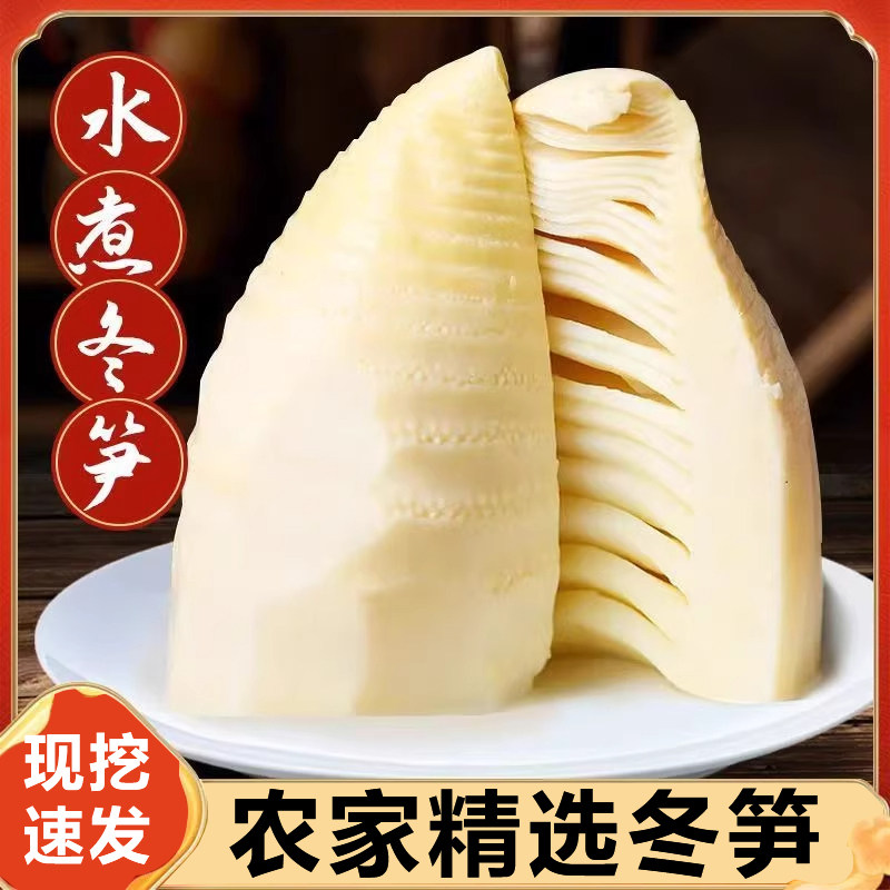 浙江锄头挖新鲜冬笋专用现挖5斤10斤临安春笋江西竹笋清水煮野生
