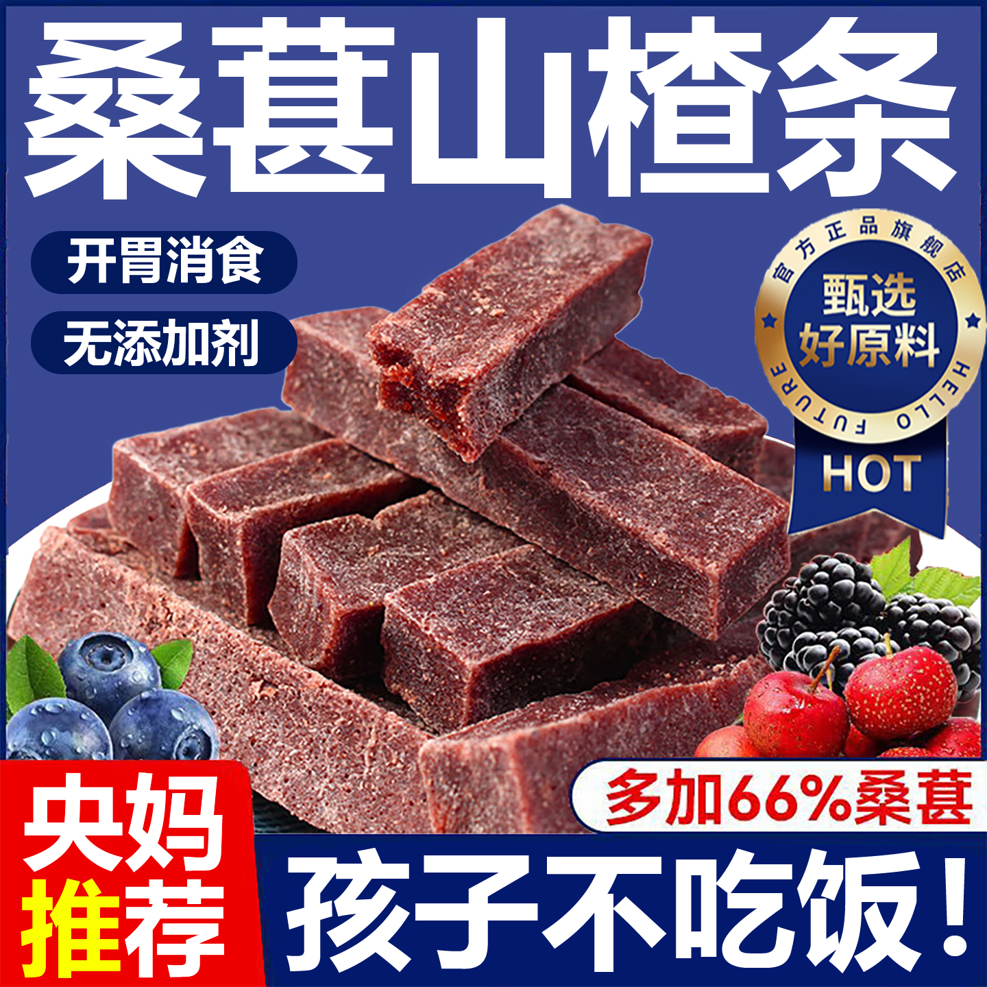 桑葚山楂条无添加无糖陈皮蓝莓独小包装官方旗舰店孕妇婴儿零食