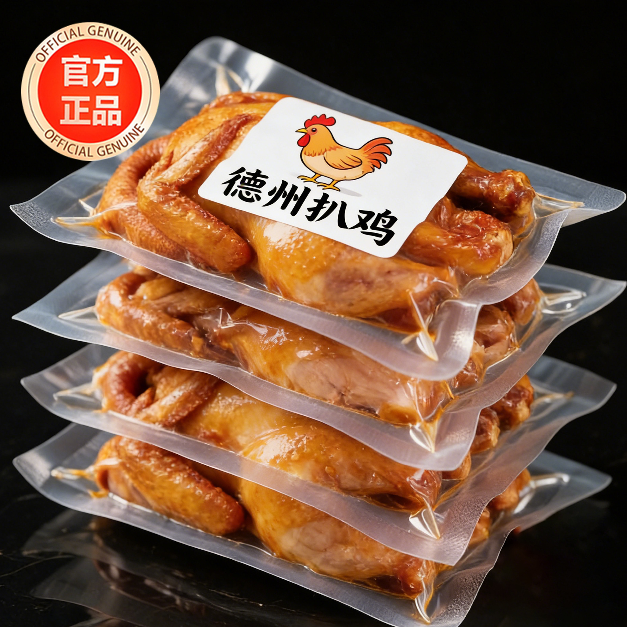 年货推荐！正宗德州扒鸡真空包装图片
