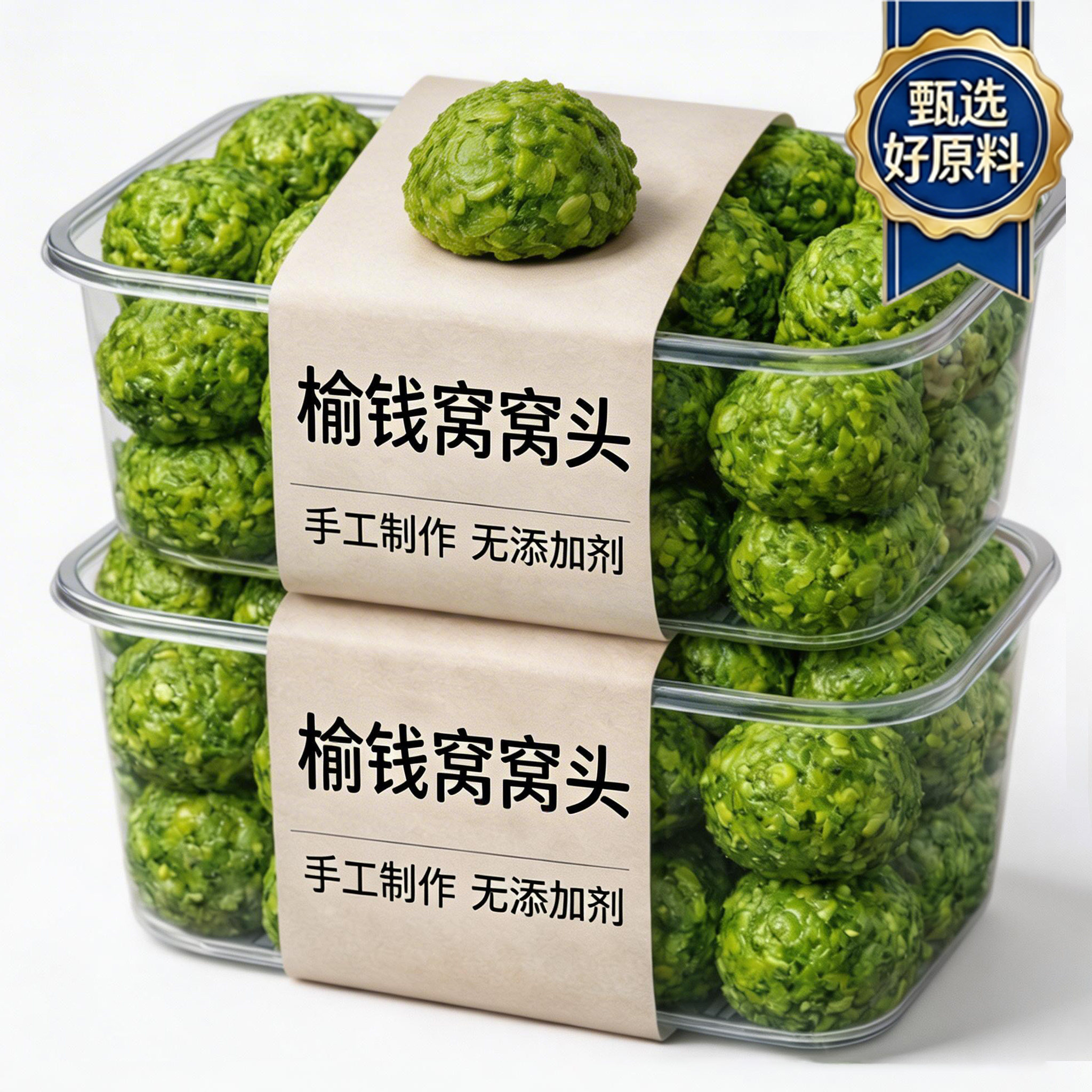 2026新鲜榆钱窝窝头官方旗舰店现做头茬野菜团子馒头早餐速食榆钱