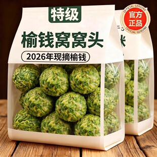 2026新货新鲜榆钱窝窝头半成品官方旗舰店现做头茬野菜团子馒头早