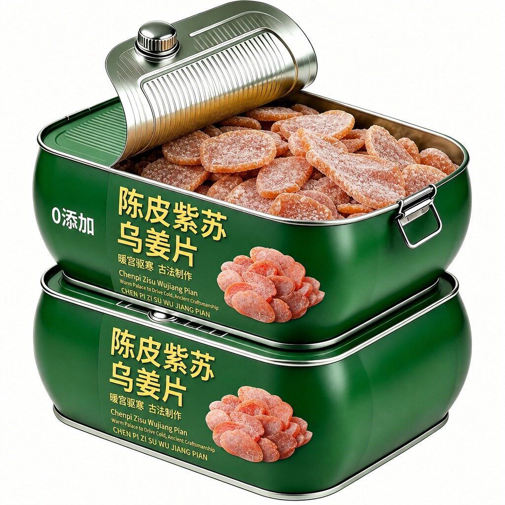 正宗陈皮紫苏乌姜片即食无添加官方旗舰店正品纯手工生姜腌制祛寒