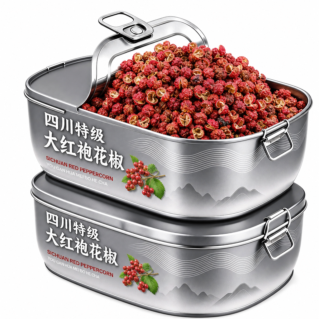 四川特级大红袍花椒汉源花椒粒食用正品官方旗舰店麻椒粉泡脚专用
