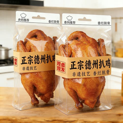 山东德州扒鸡官方旗舰店德州五香扒鸡烧鸡熟食鸡肉年货